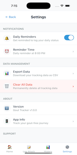 Settings and Preferences